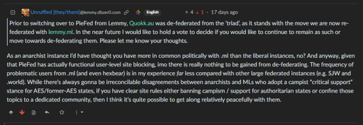 Dbzer0 admin asserts that Red Fascist states are "Actually Existing Socialism" and that Hexbear is preferable to .world and SJW